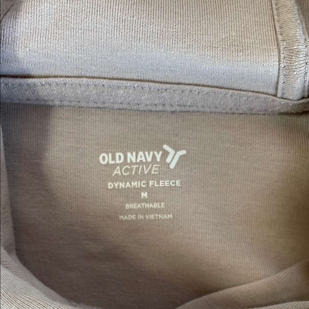 Old Navy Active Dynamic Fleece Hoodie, Dusty Rose, Size Medium - Picture 3 of 6
